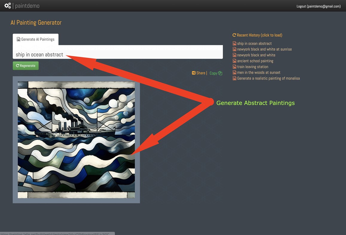 #4. AI Painting Generator (Windows) De: IW Technologies LLC