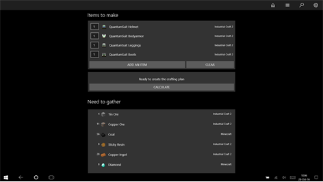 Crafting Planner Screenshots 1