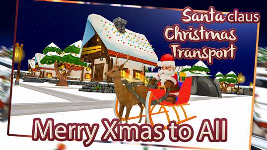 Santa Claus Christmas Transport - Gifts Delivery screenshot 1