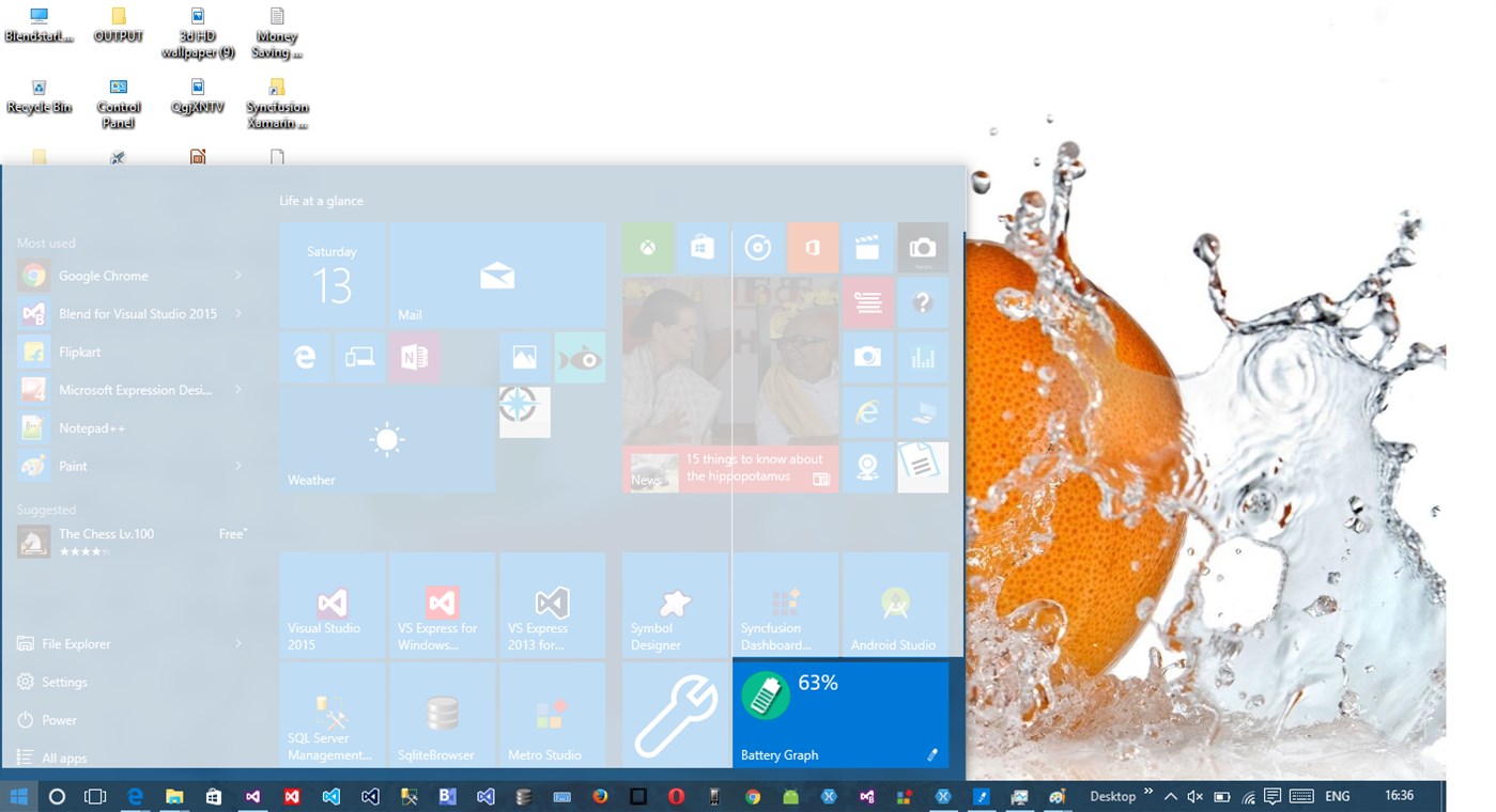 #5. Battery Graph (Windows) 由: Expression App Studio