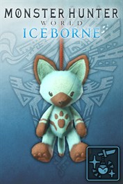 Colgante: peluche Felyne menta