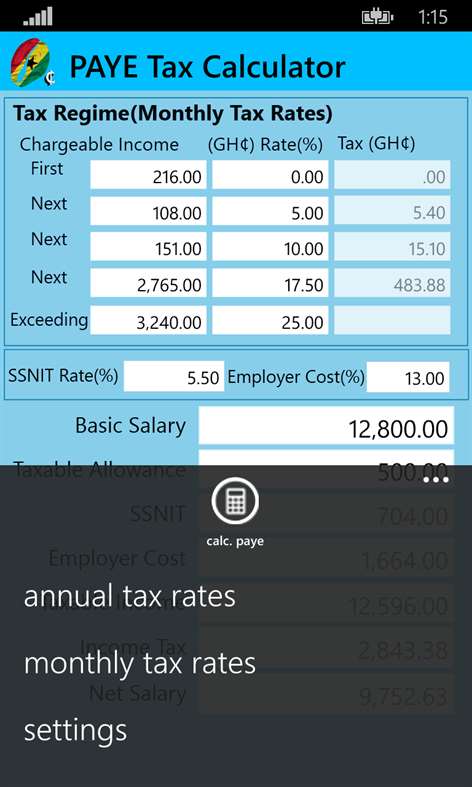 Get PAYE Tax Calculator - Microsoft Store