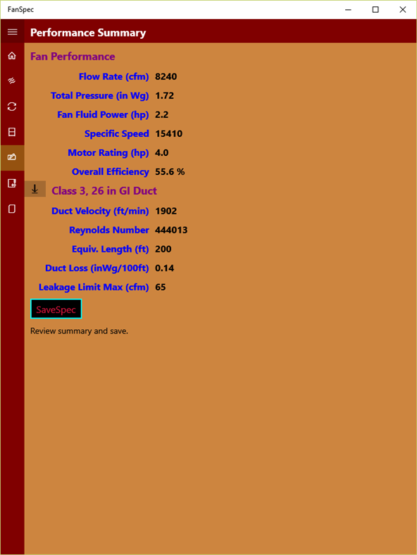 #6. Fan Spec Performance-UWP (Windows) Podle: Kaup Shenoy Associates