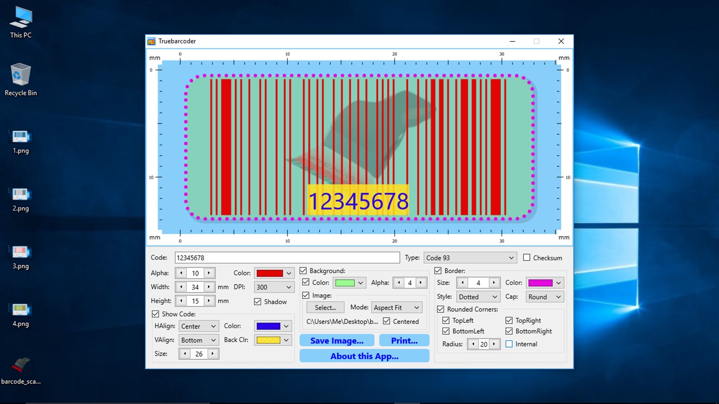 #5. BarCoderPro (Windows) 作者: Amran Apps