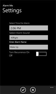 AlarmMe screenshot 2