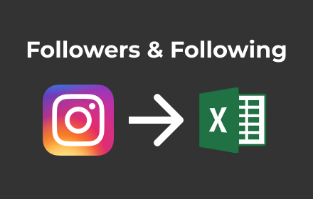 IG Exporter & Scraper: Export Instagram Followers & Following data to list small promo image