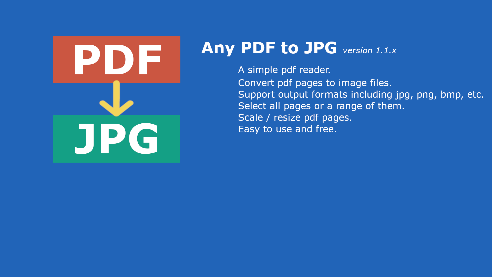 Pdf to jpg converter free online, free