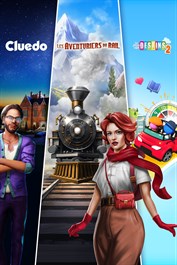 Les Aventuriers du Rail, Cluedo, Destins - Le Jeu De La Vie 2 - Pack de Jeux de Société Classiques