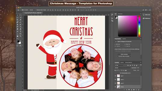 Christmas Message - Templates for Photoshop screenshot 3