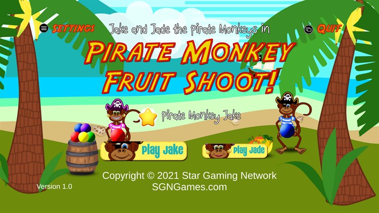 Pirate Monkey Fruit Shoot - PC - (Windows)