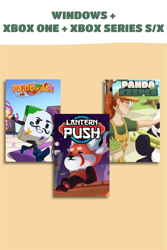 Box shot of Lantern Push + Paint Path + Panda Keeper (Bundle)