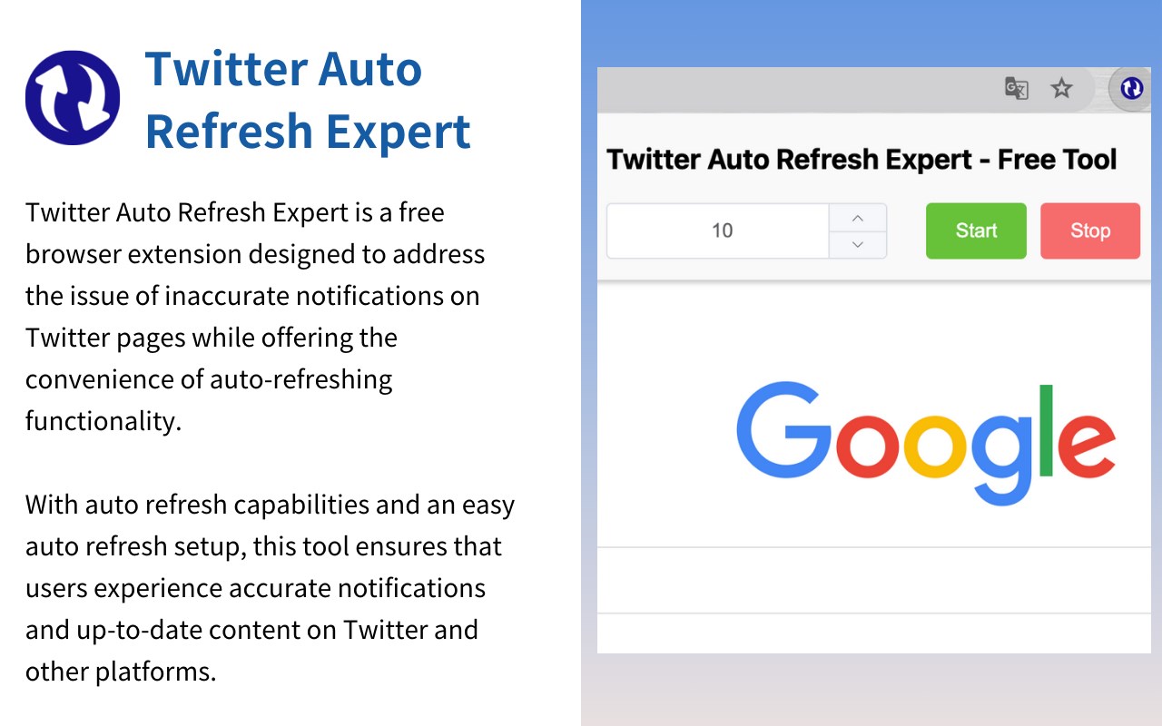 Twitter Auto Refresh Expert - Free Tool