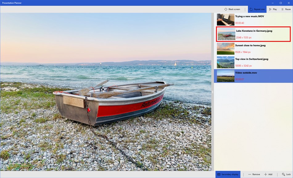 Presentation Planner (Windows) Podle: Rodrigo G. de Queiroz