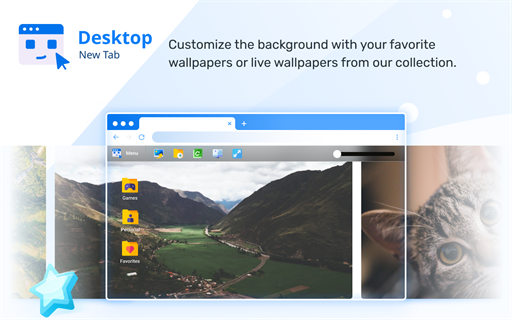 Desktop New Tab - Customize Your Browser's New Tab Page