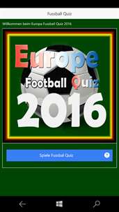 Europa Fussball Quiz 2016 screenshot 1