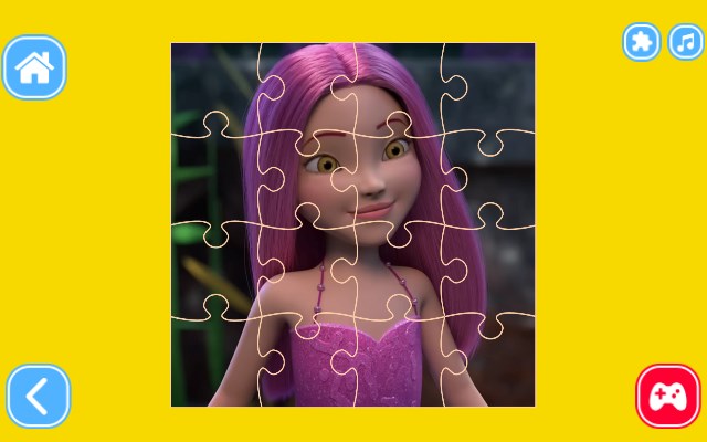 Barbie Mermaid Power Jigsaw Puzzle Game