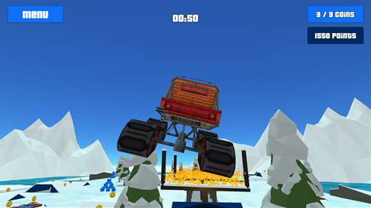 Baby Monster Truck Ice Racing screenshot 3