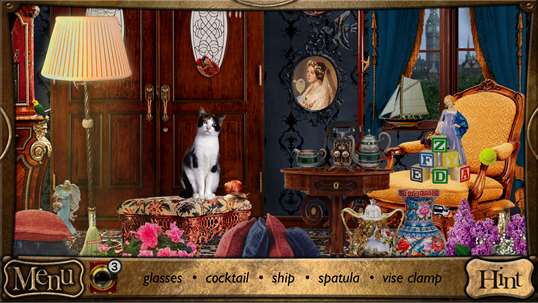 Detective Sherlock Holmes : Hidden Objects . Find the difference screenshot 1