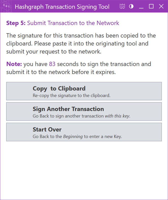 #5. Hashgraph Signing Tool (Windows) โดย: BugBytes