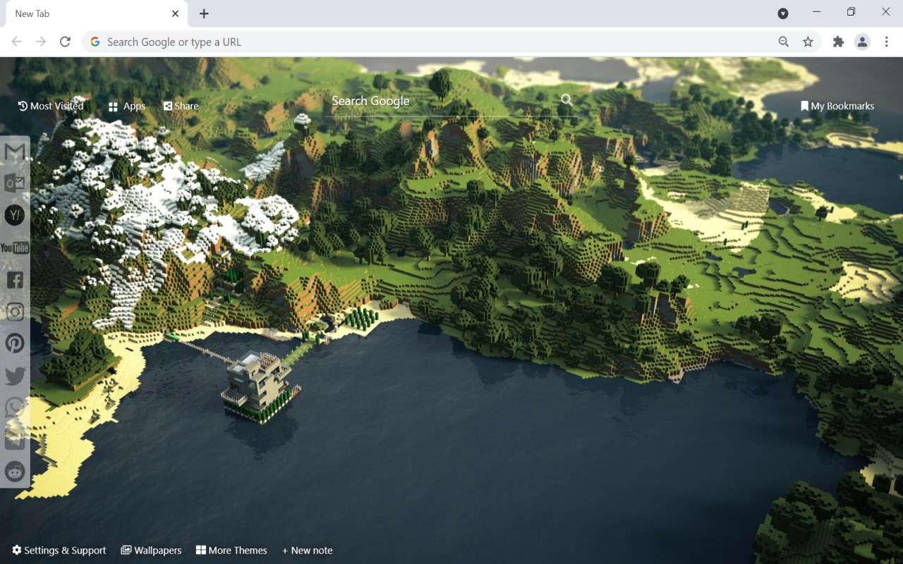 Minecraft Wallpaper Microsoft Edge Addons