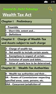 Wealth Tax Act screenshot 1
