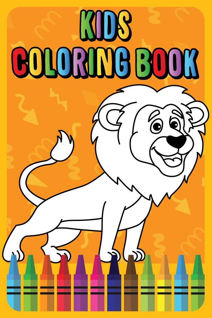 Cute animals coloring book