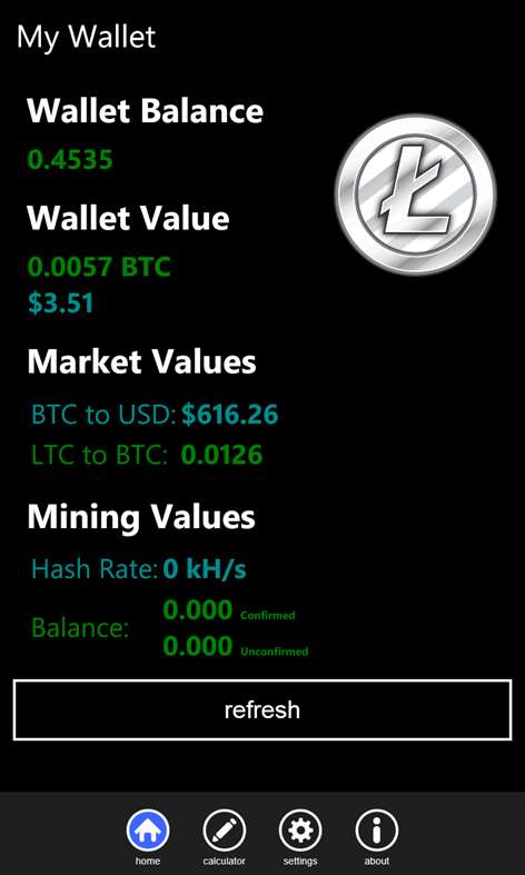 LiteCoin Manager Screenshots 1