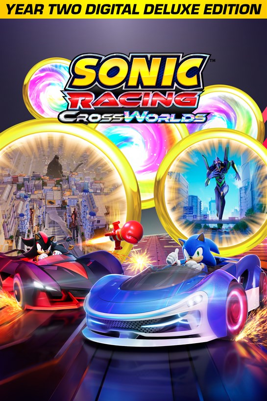 Box shot of Sonic Racing: CrossWorlds Year Two Digital Deluxe Edition