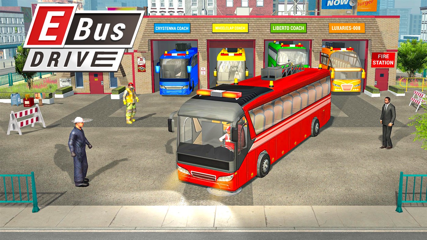 #1. E Bus Drive (Windows) Podle: LucknOk Game
