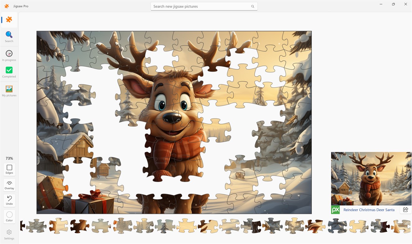 #1. Jigsaw Pro No Ads (Windows) بواسطة: Reflection IT