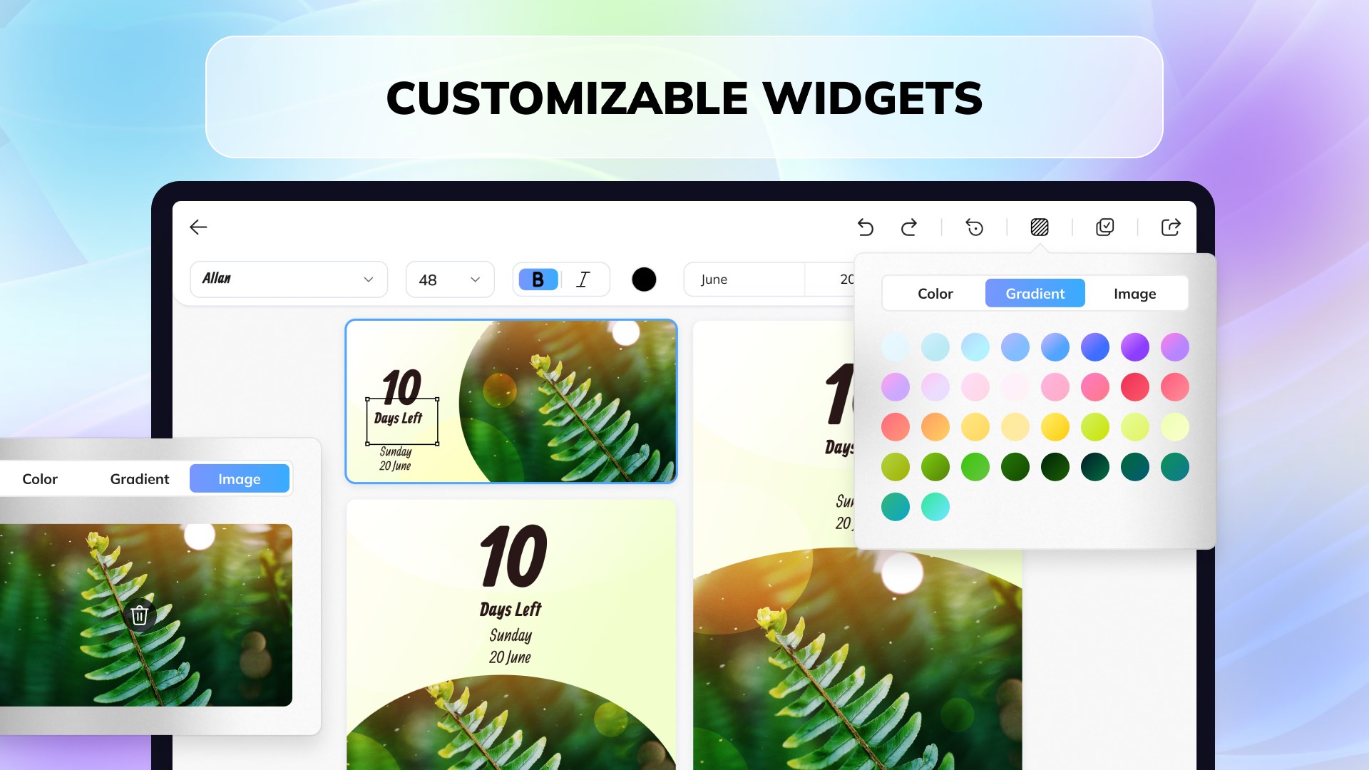 Desktop Widgets Tool - Custom Widget Icons & Calendar screenshot
