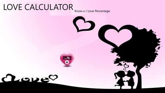 LOVE CALCULATOR-KNOW UR LOVE PERCENTAGE screenshot 1