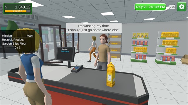 Supermarket Simulator - Cozy Game screenshot 1