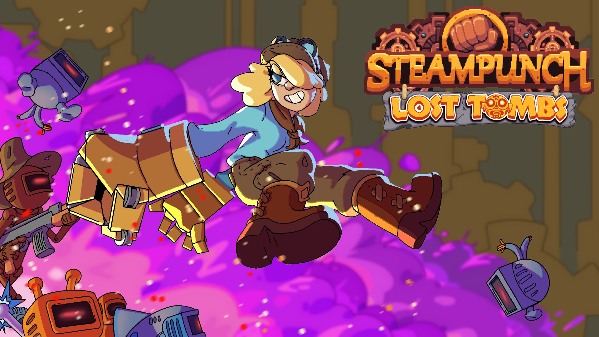 Steam-powered adventure in forgotten ruins