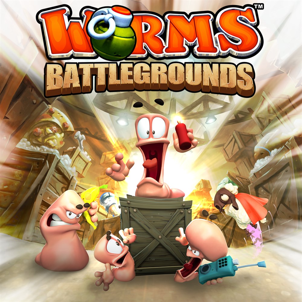 Worms Battlegrounds cover art (full size)