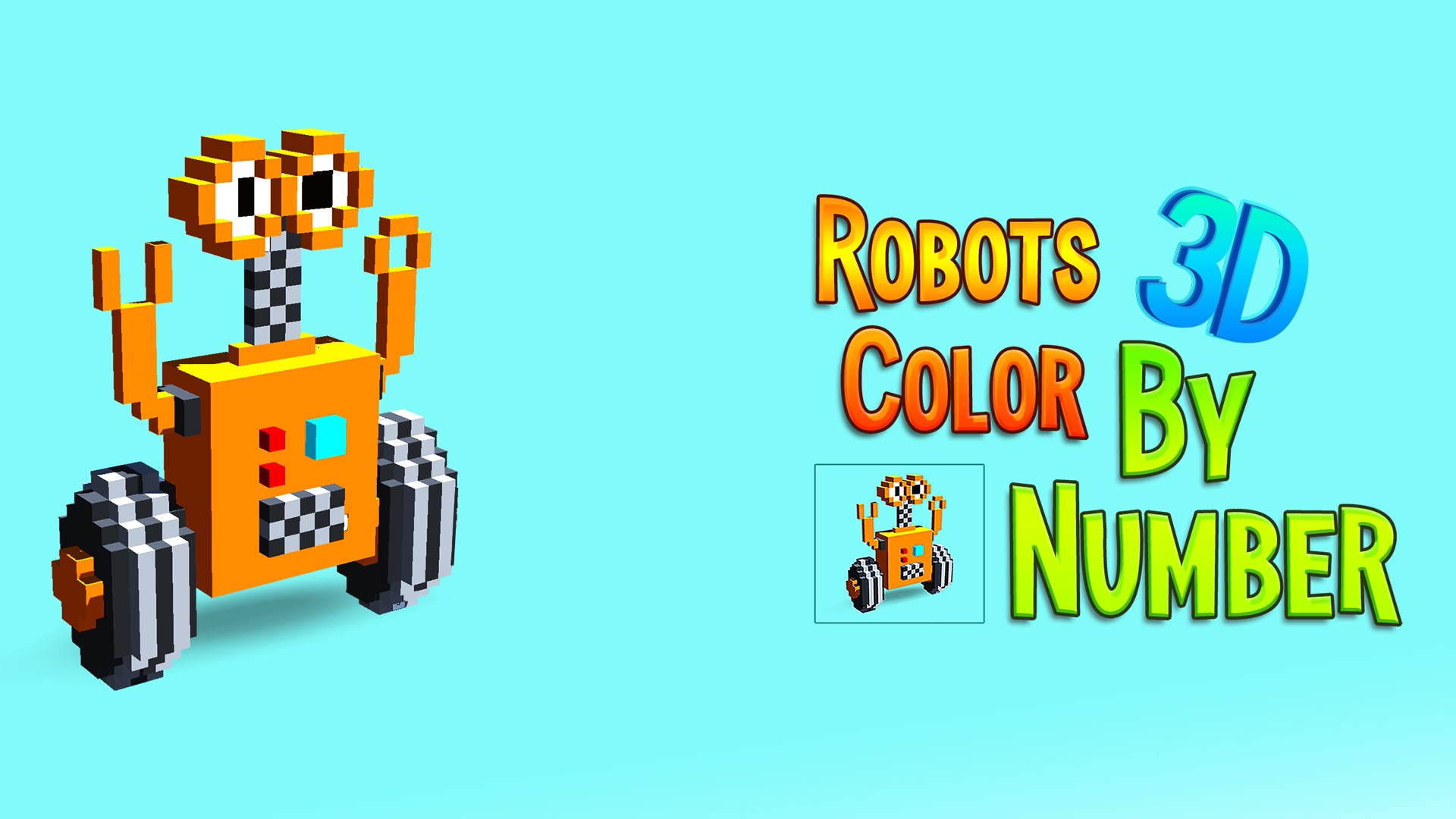 Get Robots 3D Color by Number:Pixel Art,Voxel Coloring - Microsoft Store