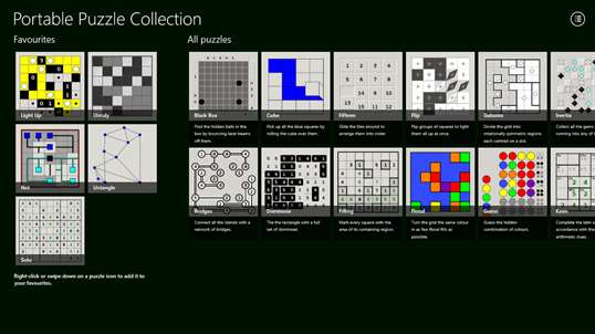 Portable Puzzle Collection screenshot 1