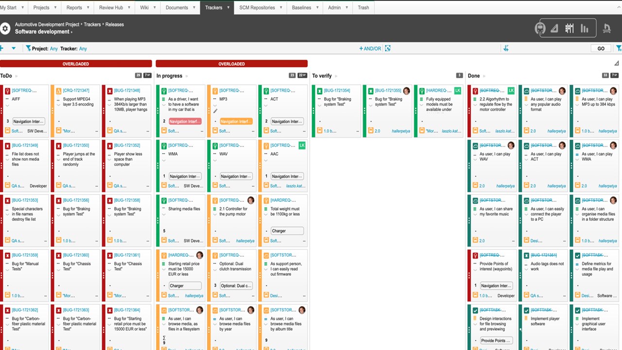 Snapshot 3 of Codebeamer Application Lifecycle Management (SaaS)