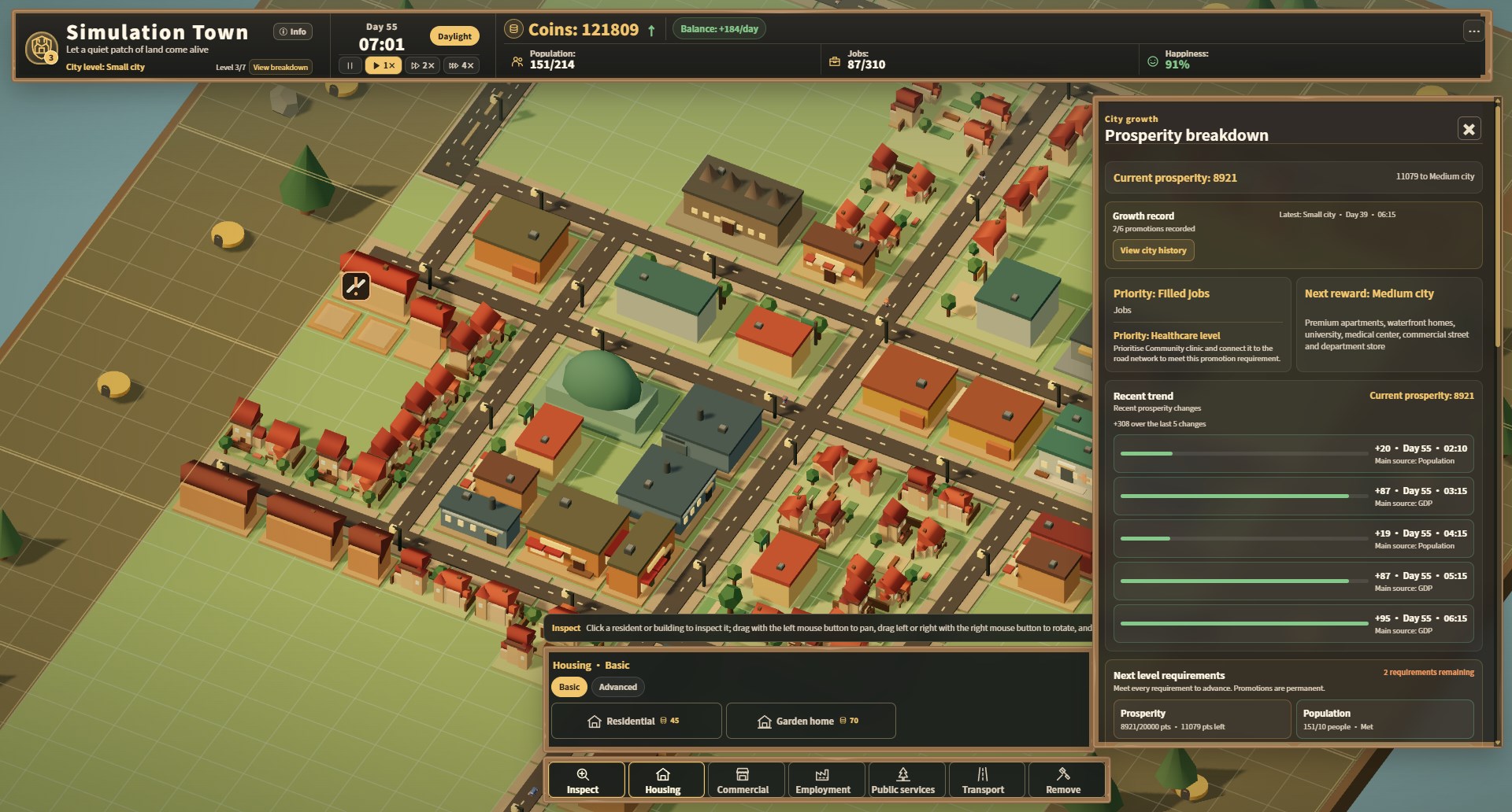 Simulation Town screenshot