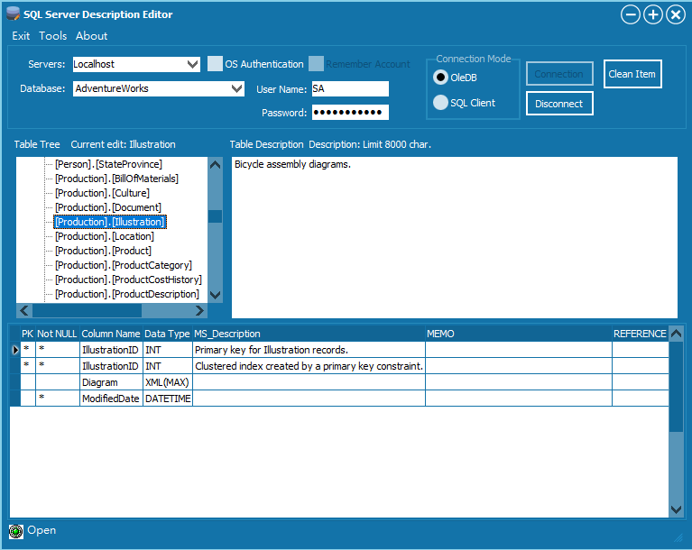 【图】SQL Server Description Editor(截图1)