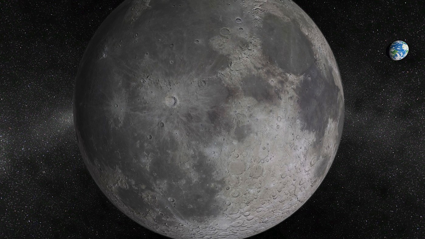 #3. Moon 3D Live Wallpaper (Windows) By: Screensavers Store