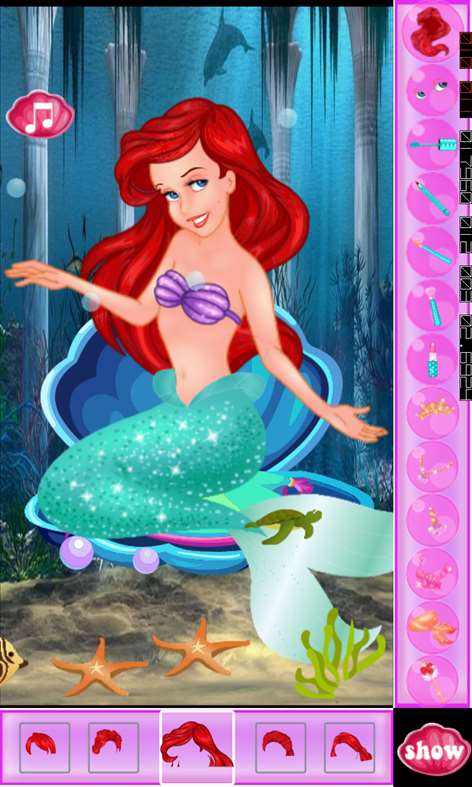 Princess Ariel Makeup Screenshots 2