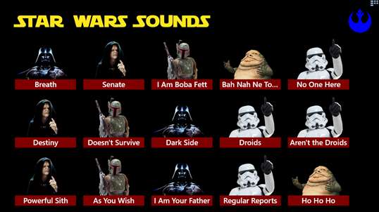 Star Wars Sounds screenshot 2