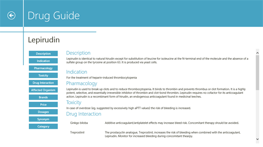 Drug Guide Pro screenshot 3