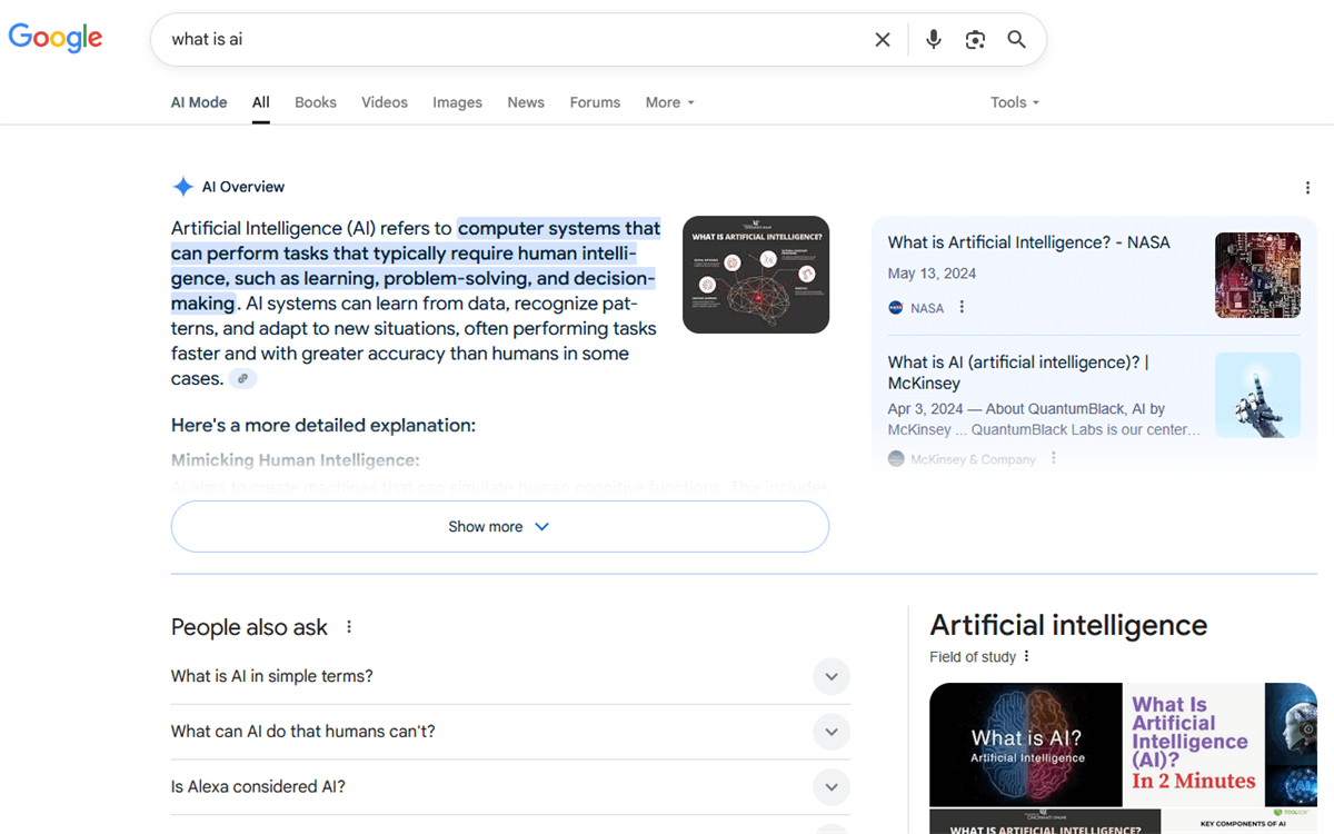 Disable AI