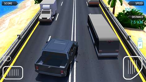 Traffic Racing Game On Beach Screenshots 2