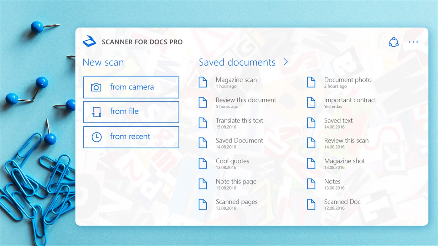 #2. Scanner for Docs Pro (Windows) 由: Andrii Leshchinskiy