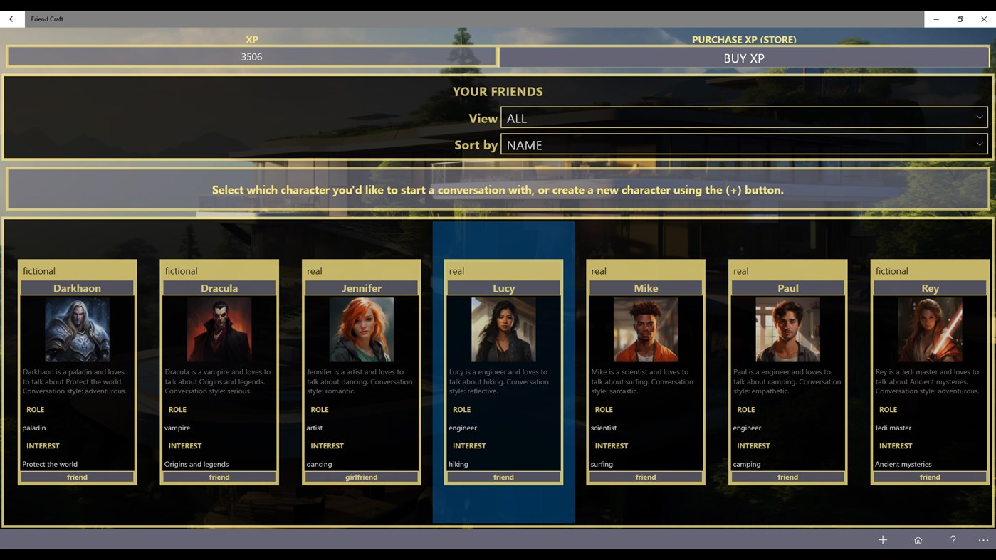 #2. Friends Craft: Characters AI (Windows) Podle: Andrea Testa