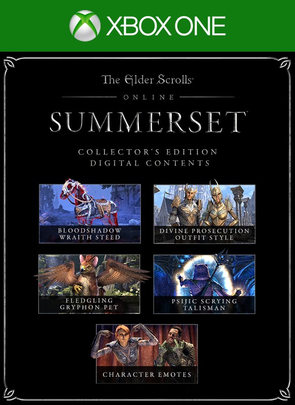 The Elder Scrolls® Online: Summerset™ Collector's Edition Pack