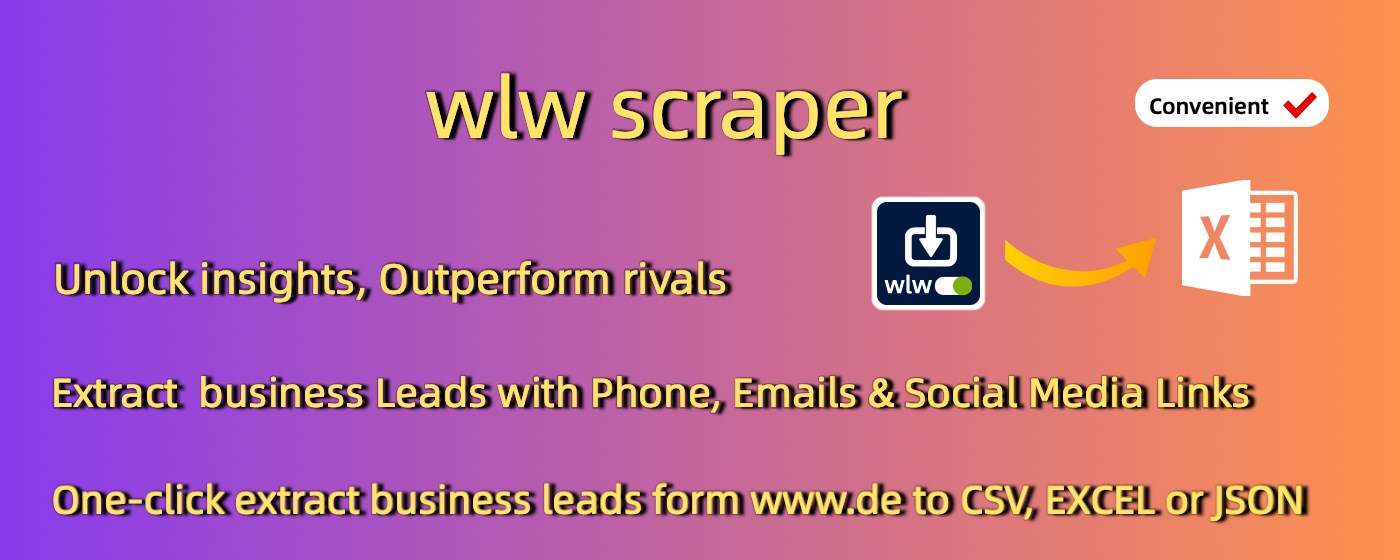 wlw scraper - B2B Leads Email & Phone